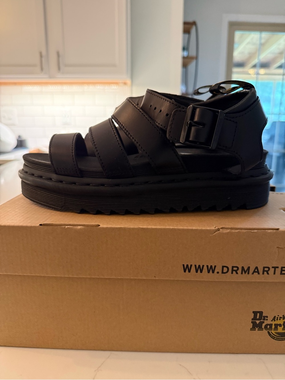 Dr Martens Black Blair Sandals